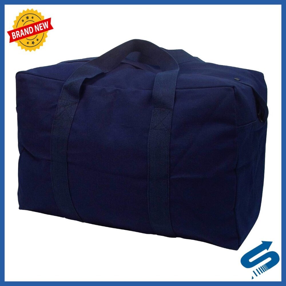 Extra Large Canvas Travel Duffle Bag 75L Capacity Rugged Cargo Style